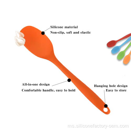 Makanan Gred Heat Restion Nonstick Kitchen Silicone Scraper
